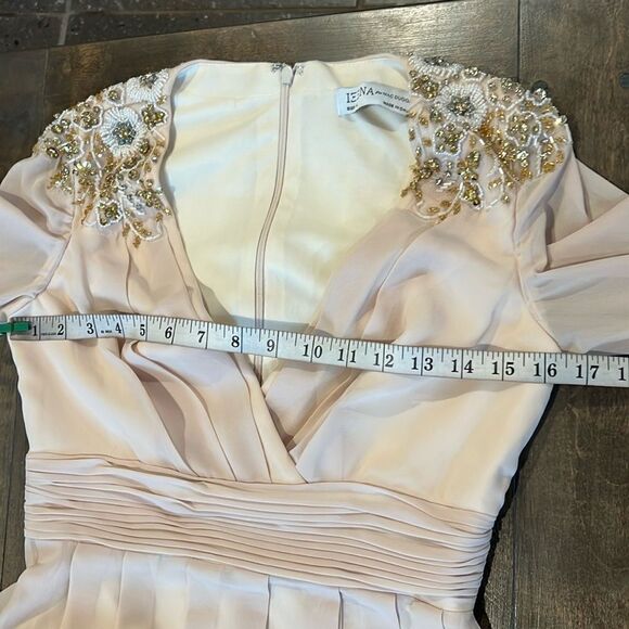 Mac Duggal Ivory Gown with Embellished Shoulders - Picture 12 of 15